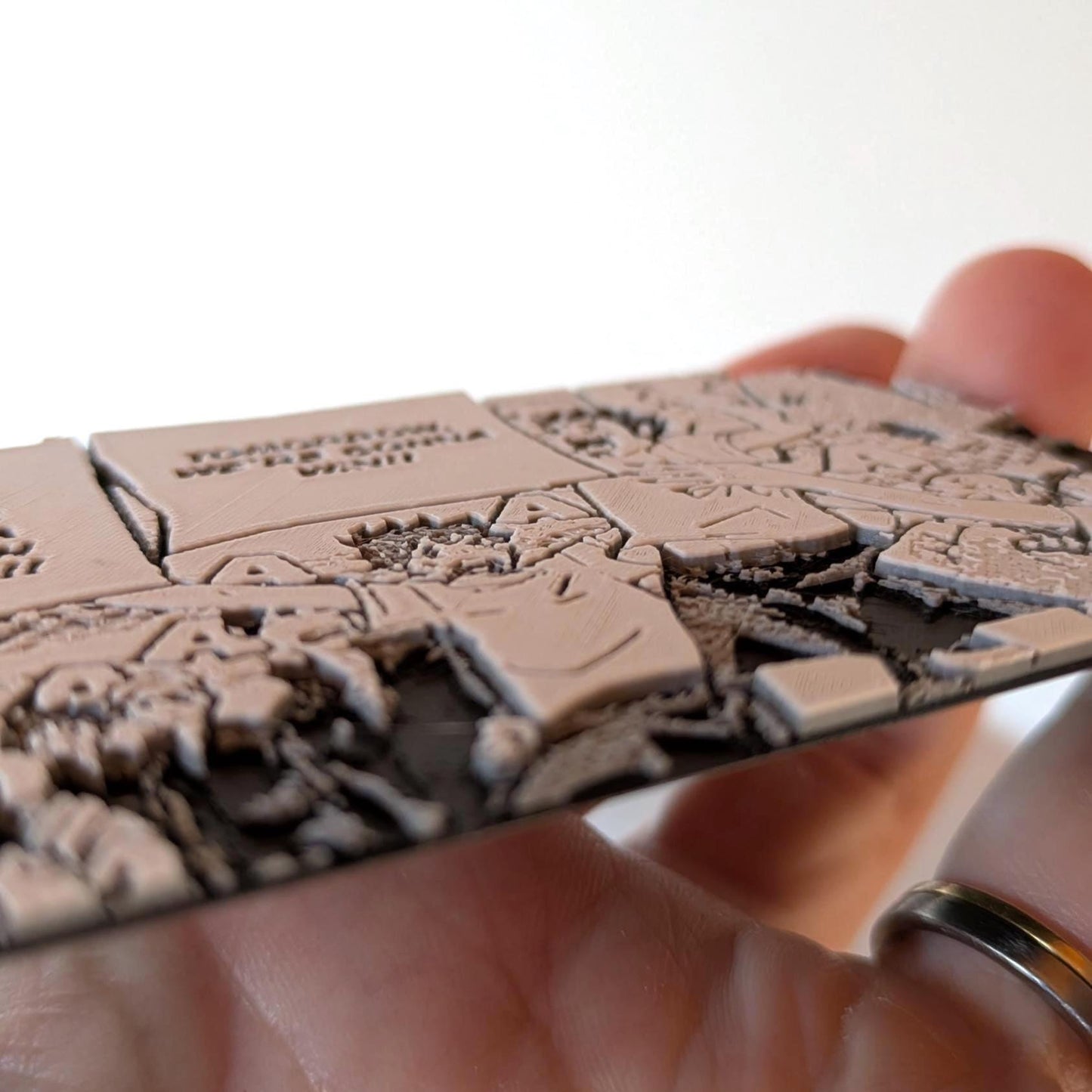 Magnete Haikyuu – Pannello di squadra "Domani vinceremo!!" 10 x 6 cm, decorazione manga stampata in 3D