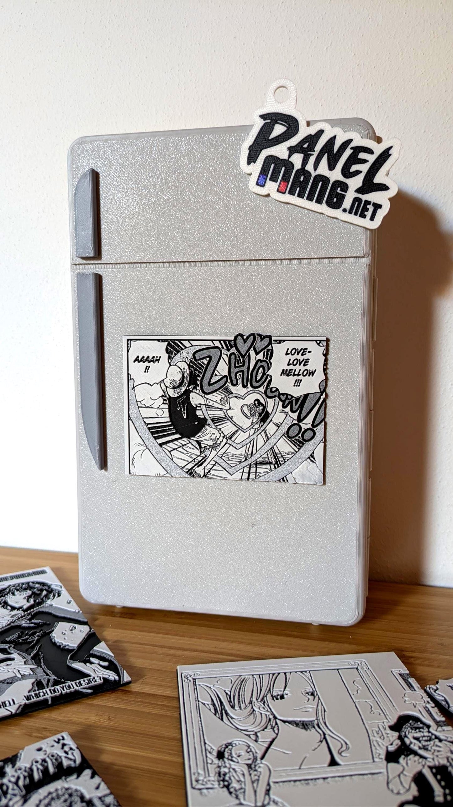 Magnete One Piece – Luffy e Boa Hancock “Love-Love Mellow” Pannello 9 x 6 cm Decorazione manga stampata in 3D