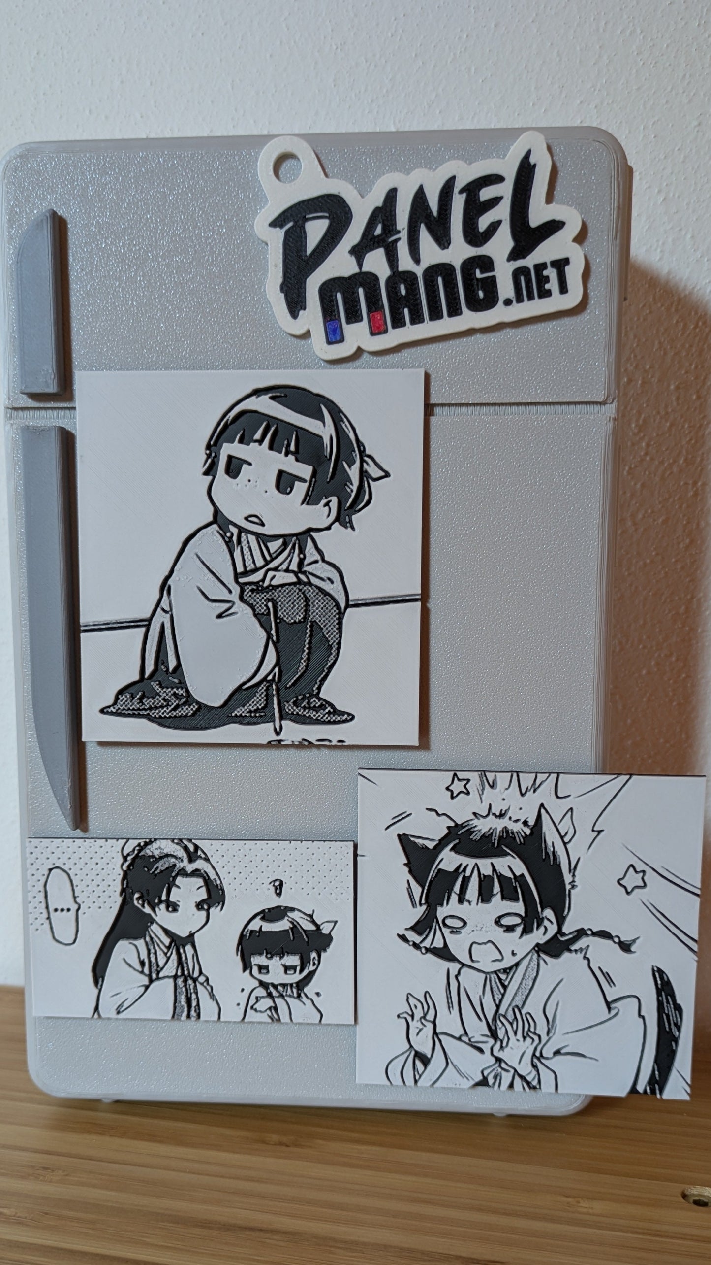 Apothecary Diaries Magnets - Maomao Chibi Trio 3x (7 x 7 cm) 3D Printed Manga