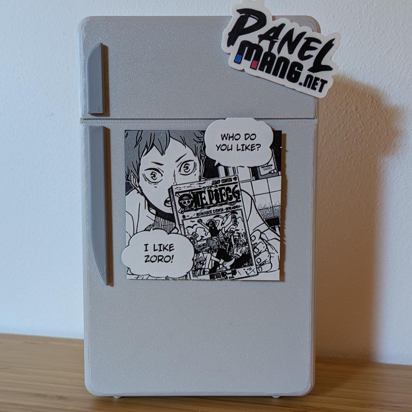 Magnete Haikyuu - Yamaguchi "Chi ti piace? Mi piace Zoro!" Pannello 8 x 9 cm Stampa 3D Decorazione Manga