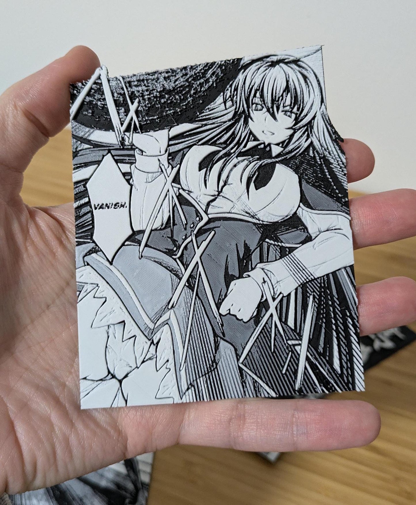 High School DxD Magnet - Rias Gremory Sexy Panel 9 x 11 cm Decorazione fatta a mano