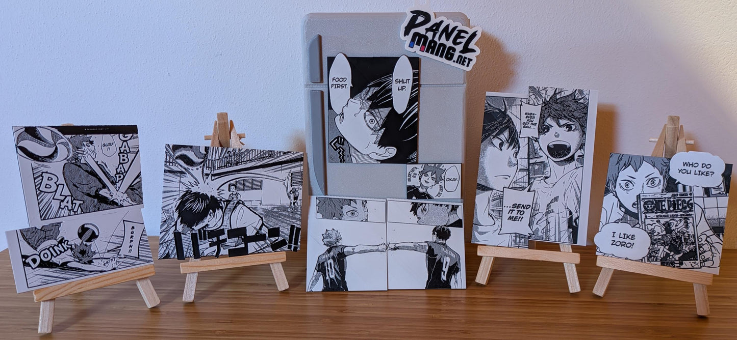 Magnete Haikyuu - Yamaguchi "Chi ti piace? Mi piace Zoro!" Pannello 8 x 9 cm Stampa 3D Decorazione Manga