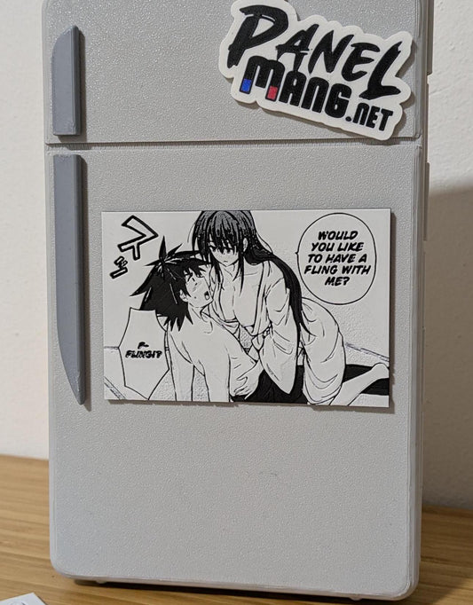 Magnete High School DxD - Pannello Akeno Himejima 10x6,5 cm Decorazione fatta a mano