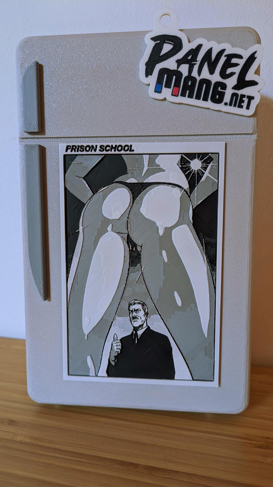 Magnete scuola carceraria – Pannello punto di vista del presidente 9 x 14 cm Decorazione manga stampata in 3D