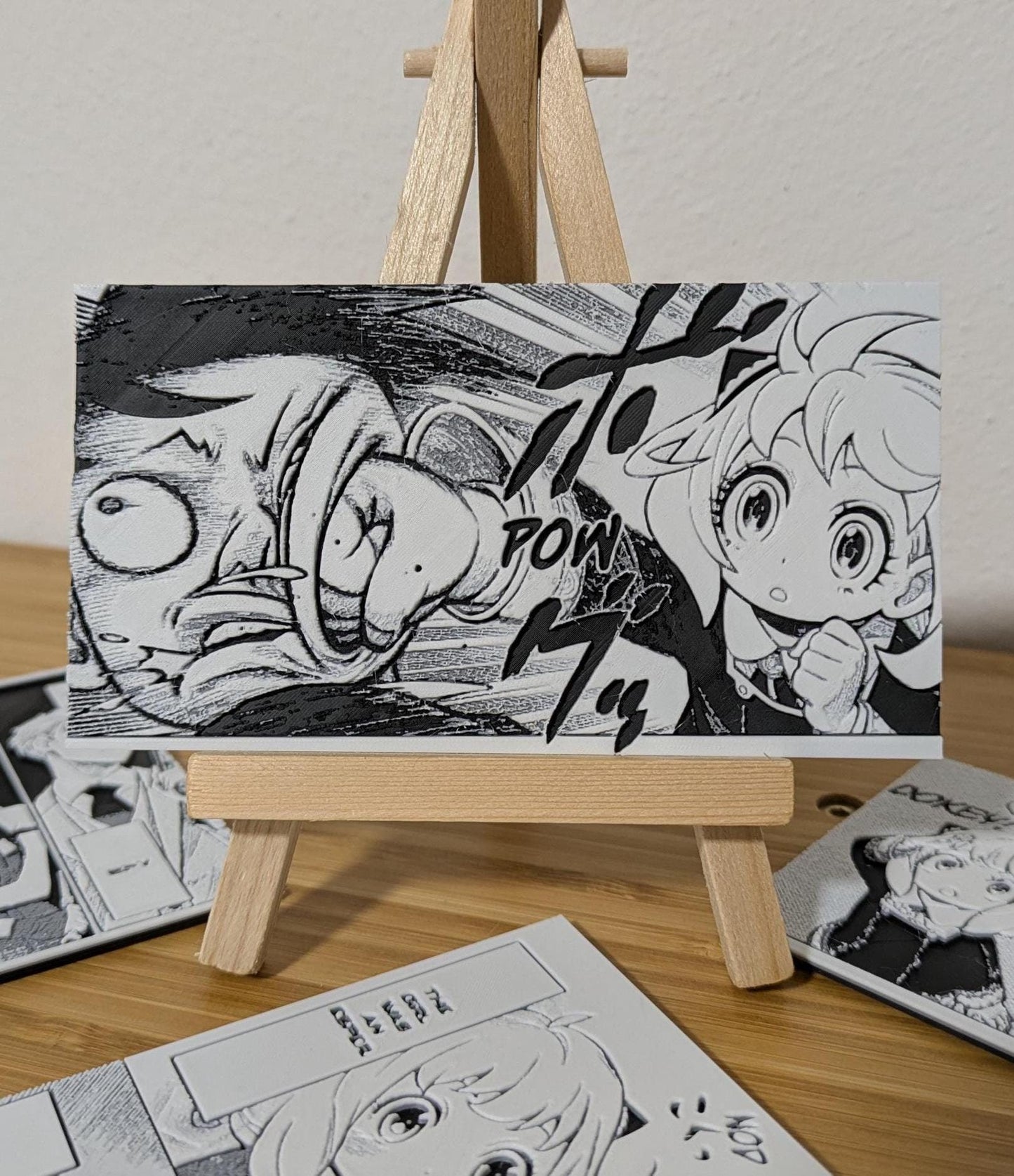 Anya Forger Magnet 6,5 x 12 cm – Scena POW da Spy x Family / Decorazione anime stampata in 3D / Regalo Otaku fatto a mano
