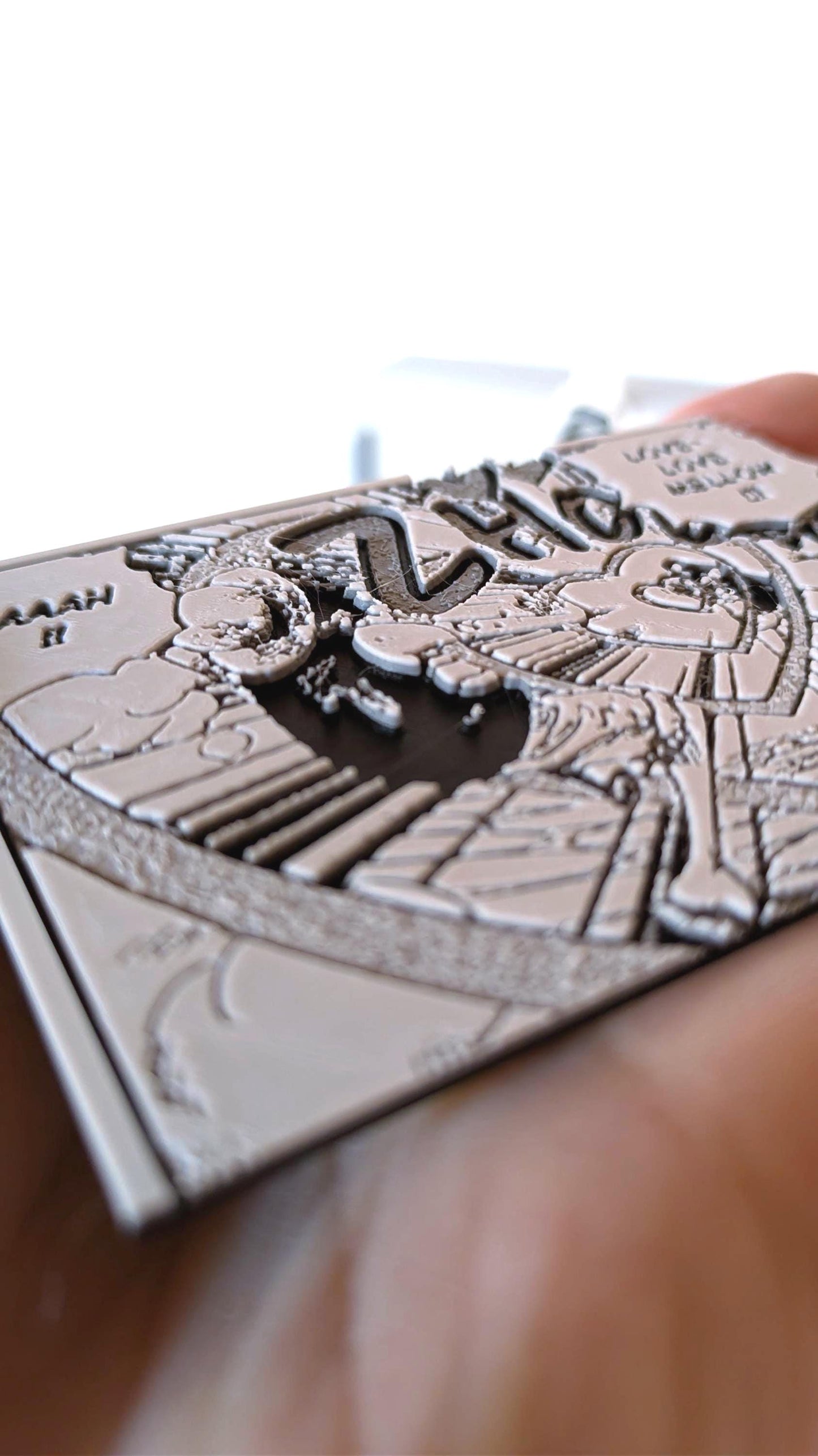 Magnete One Piece – Luffy e Boa Hancock “Love-Love Mellow” Pannello 9 x 6 cm Decorazione manga stampata in 3D