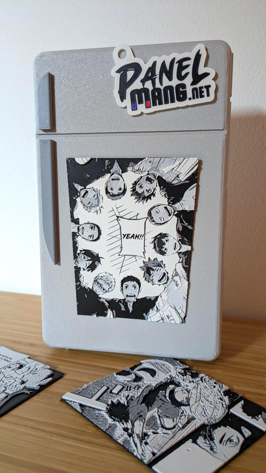 Magnete Haikyuu – Squadra Karasuno “Sì!!” Pannello circolare 9x11,5 cm Decoro Manga stampato in 3D