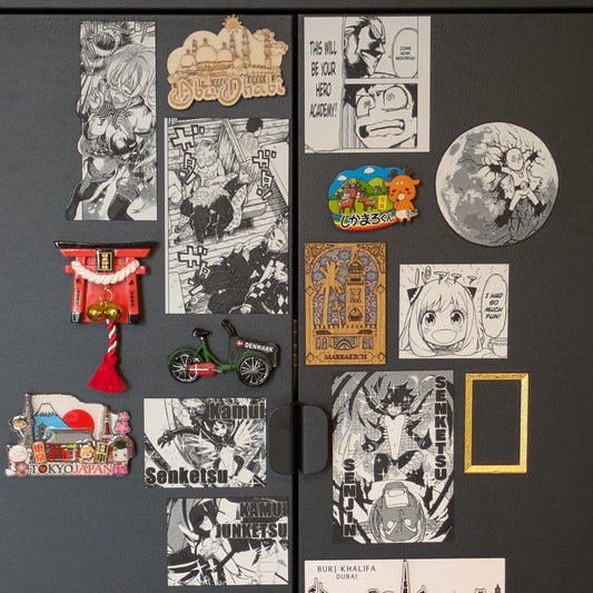 Kill la Kill Magnet 9 x 13 cm – Trasformazione di Ryuko Senketsu / Pannello Manga Stampato in 3D / Regalo Otaku Fatto a Mano