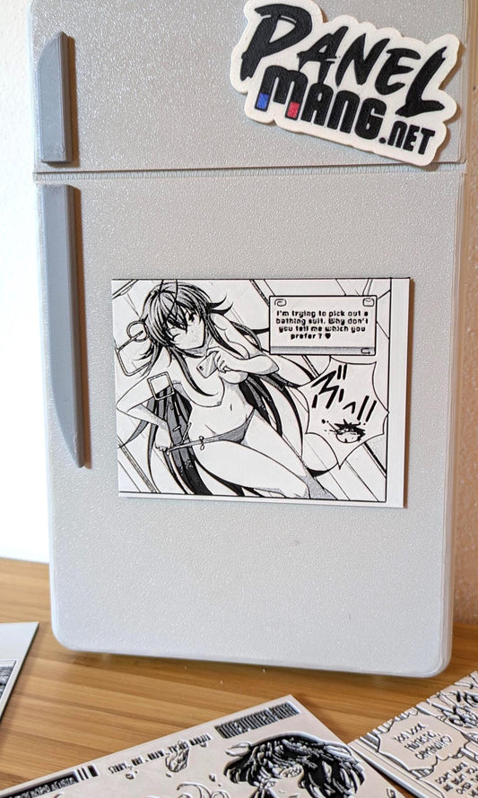 Magnete High School DxD – Rias Gremory “Presidente del Club Occulto” Pannello 9 x 7 cm Decorazione manga stampata in 3D
