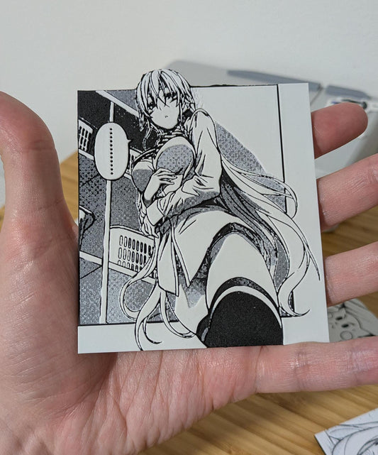 Erina Nakiri 3D printed magnet from Food Wars Shokugeki no Soma manga, 9x10cm (3.54x3.94in) collectible anime decoration