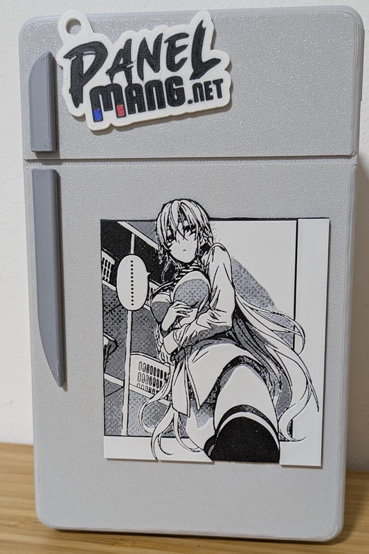High-precision 3D printed Erina Nakiri magnet from Food Wars Shokugeki no Soma showing texture and detail, 9x10cm (3.54x3.94in)
