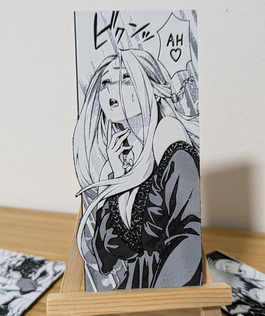 Food Wars 3D printed magnet featuring judge reaction panel, 5x12cm handmade anime decoration for fridge