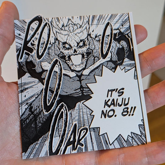 Kaiju No. 8 Kafka Hibino transformation magnet - 3D printed anime decor