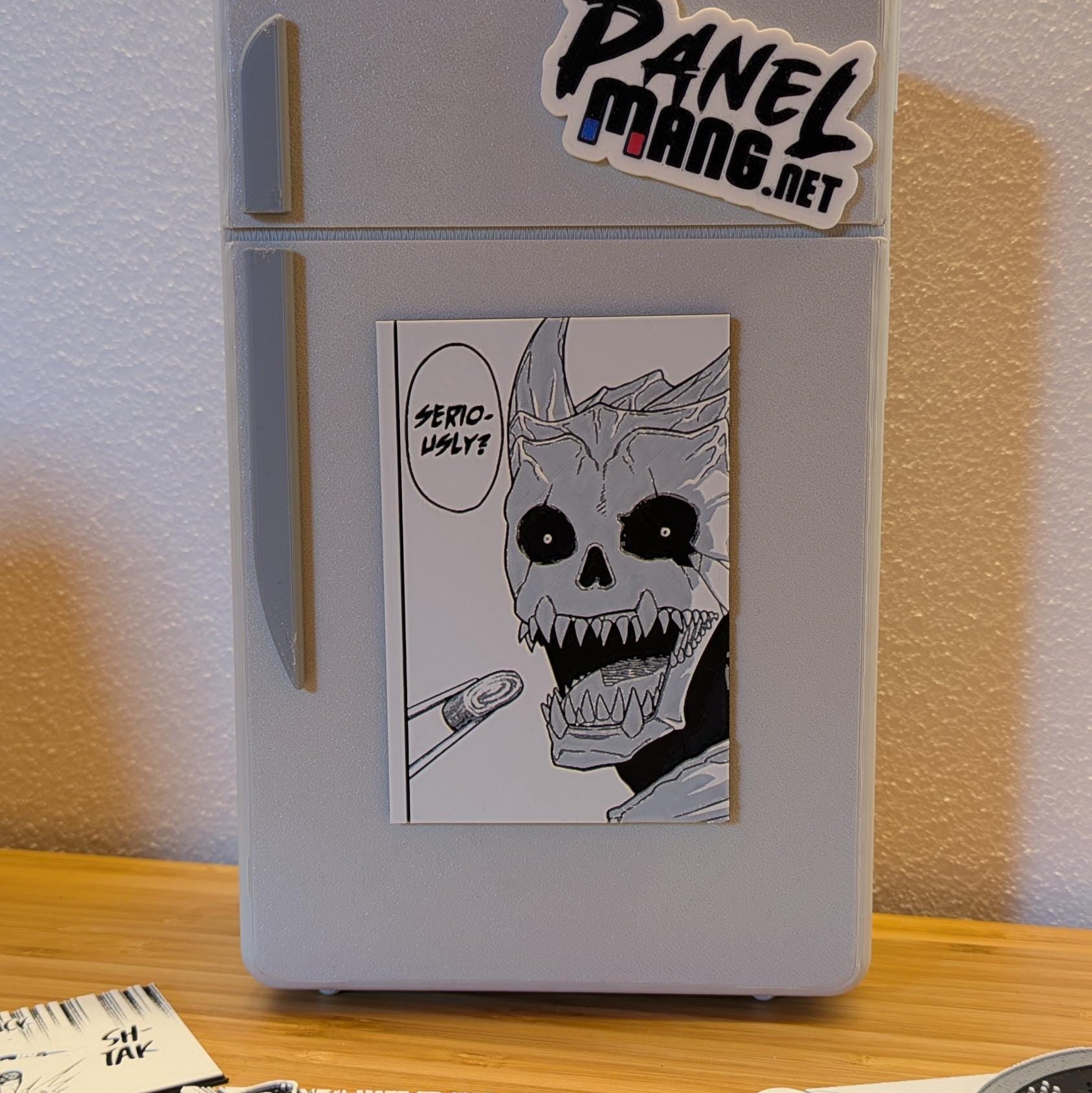 Kaiju No.8 Seriously face magnet - 3D printed anime collectible