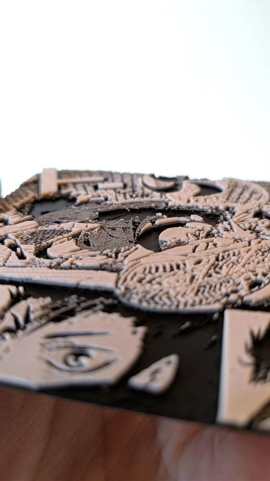 Magnete Haikyuu – Pannello d'azione "Salvataggio in immersione" 8,5 x 10 cm Decorazione manga stampata in 3D