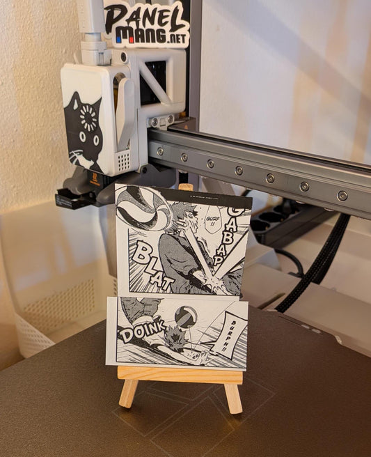 Set di magneti Haikyuu – Hinata Volleyball “BLAT/DOINK” Doppio pannello 9 x 12 cm Decorazione manga stampata in 3D