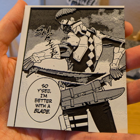 Reno Ichikawa better with blade magnet - Kaiju No.8 3D printed collectible