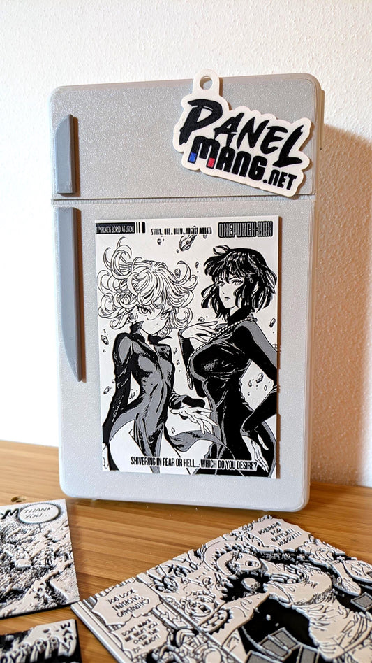 Magnete One Punch Man – Tatsumaki & Fubuki “Shivering in Fear or Hell” Pannello 9 x 13 cm Decorazione manga stampata in 3D