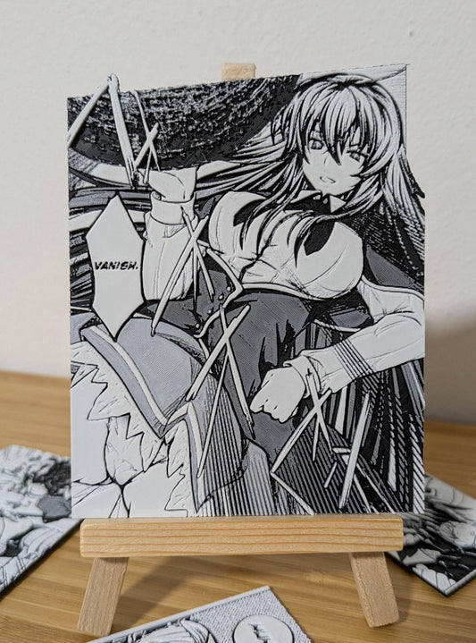High School DxD Magnet - Rias Gremory Sexy Panel 9 x 11 cm Decorazione fatta a mano
